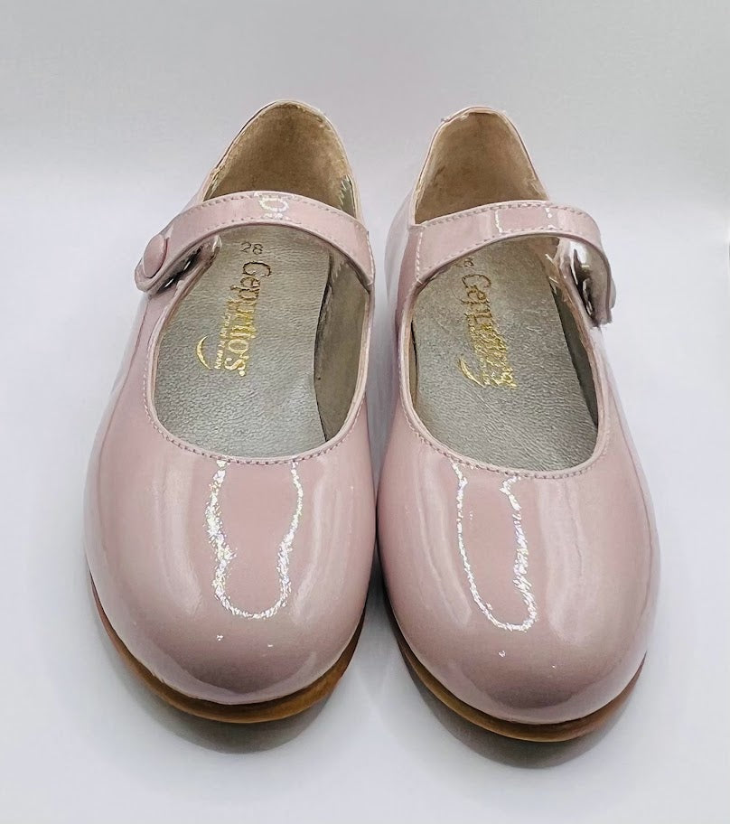 Geppetto Patent Leather Pink Mary Janes