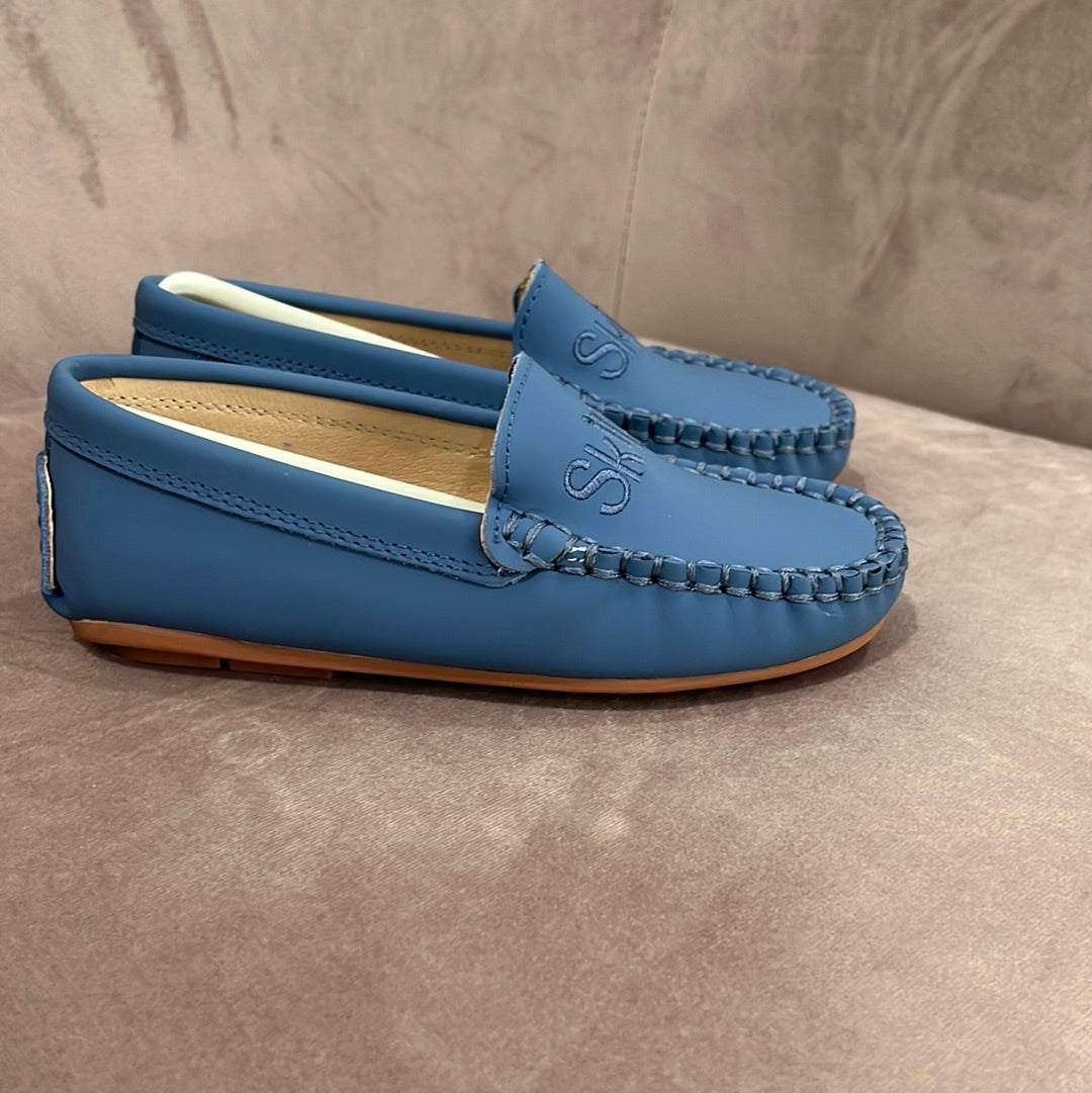 Skipp dusky blue loafer – Littlesolesmiami